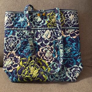 Vera Bradley Blue Flower Print Bag